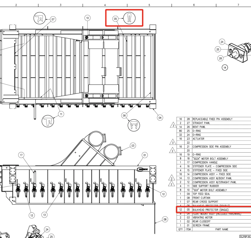 16848-10 Bulkhead protector single