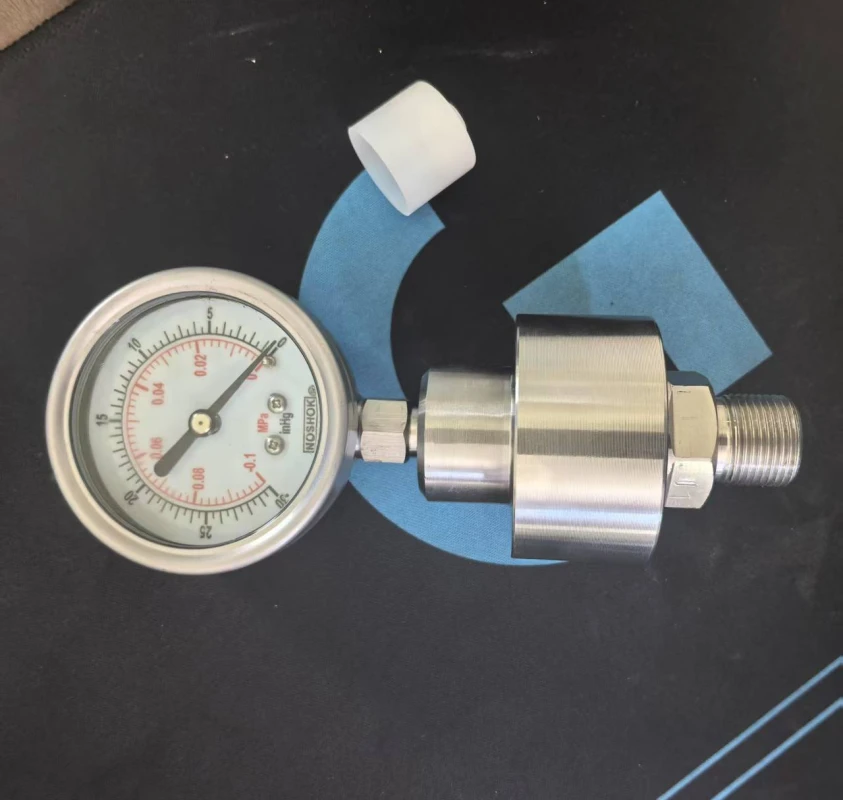 0-30 inHg Vacuum Pressure Gauge M20x1.5 Thread Oil Filled