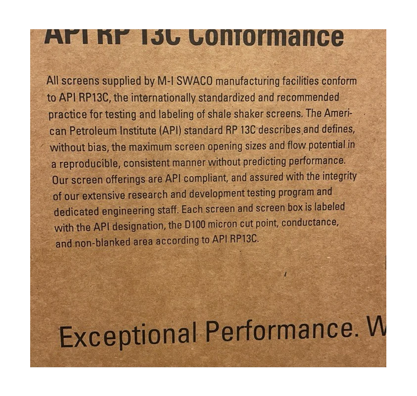 MI SWACO VSM 300 Composite Shaker Screen