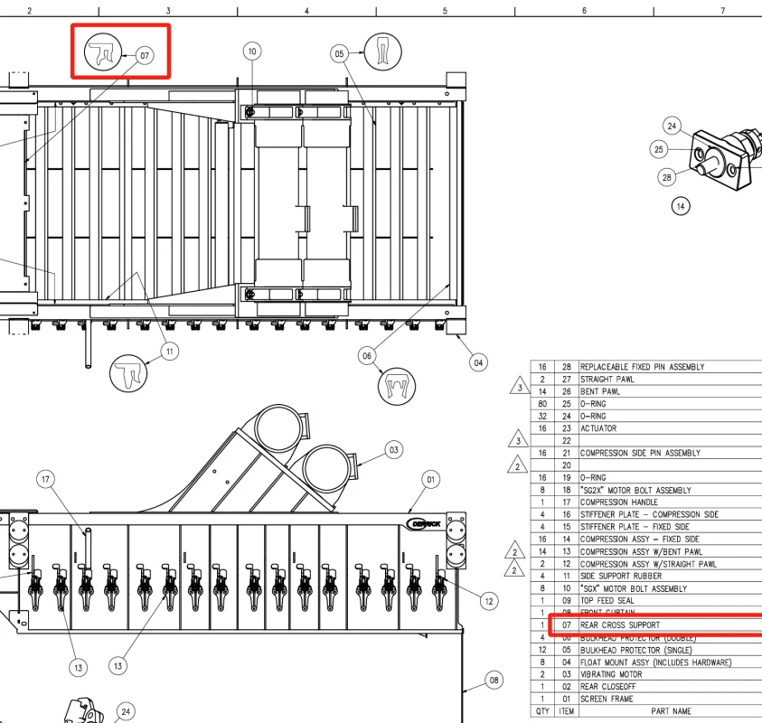6848-13 Rear Cross Support