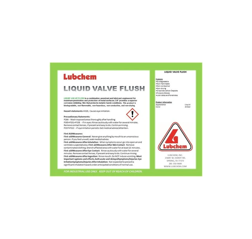 Valve Saver Cleaners / Valve Flush