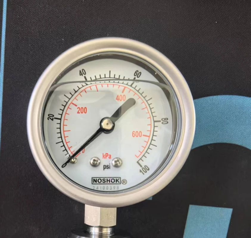 0-100 Psi Diaphragm Pressure Gauge Male M20x1.5
