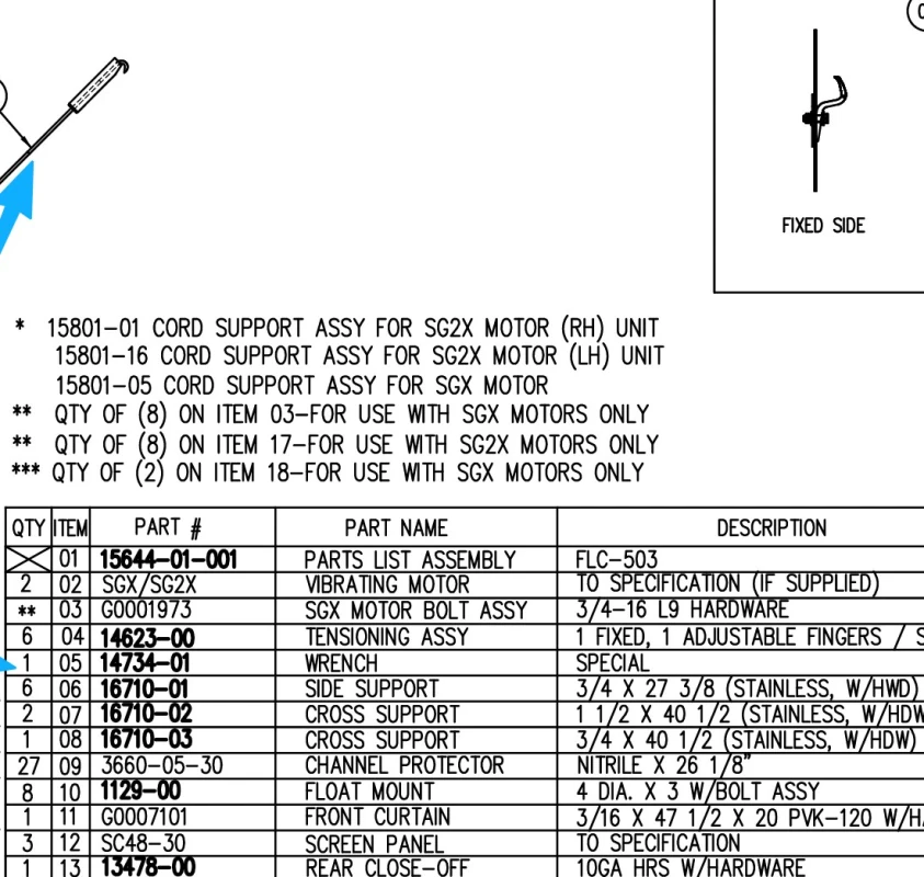 14734-01 Wrench FLC 500