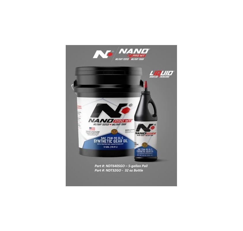 Gear Oil 75w-90 - Case of 12 (32 oz) bottles and 5 Gallon Pails