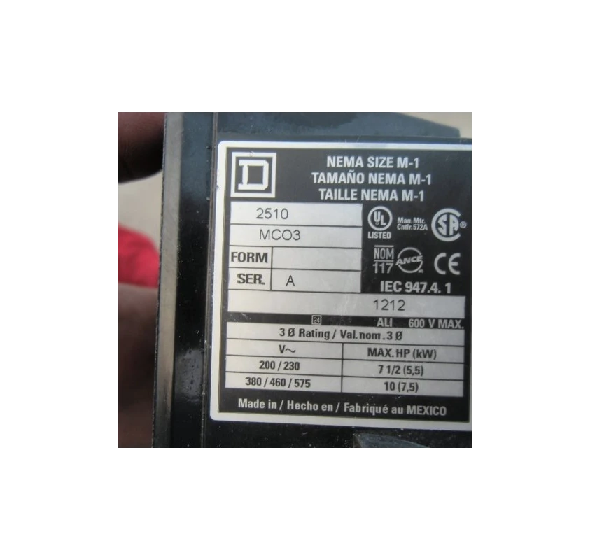 SQD-2510-MC03 Shaker Starter