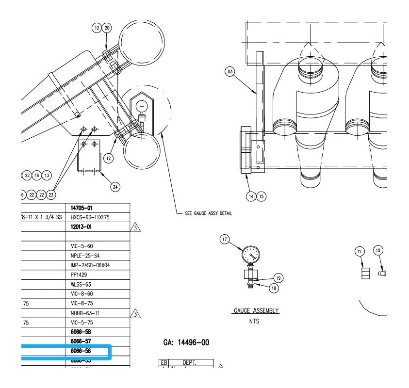 Ower Section 10" Desander Cone 6066-56